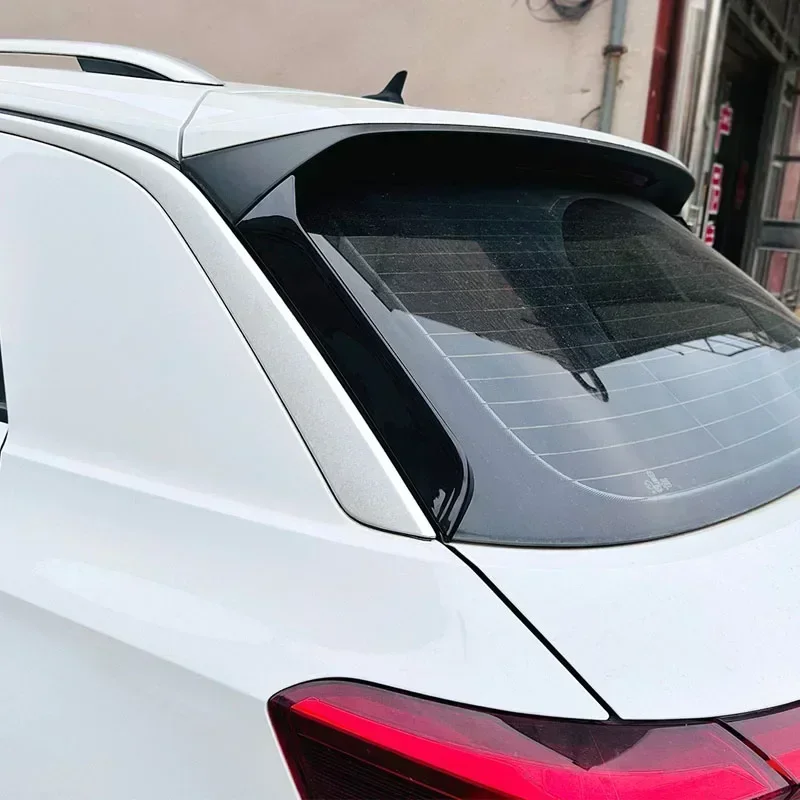 Car Rear Window Side Spoilers Wings Lip Body Kits Splitter  Accessories For VW T-ROC SUV A11 MK1 R R-Line TSI TDI 2017-2023