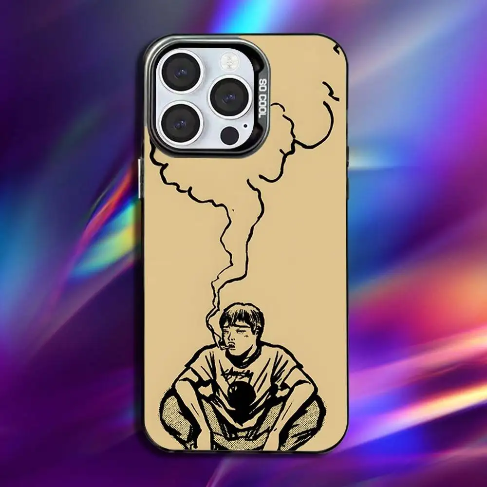 حافظة هاتف Great Teacher Onizuka GTO لهاتف iPhone 16,15,14,13,12,11,Pro,Max,Plus, Mini,XS,SE مضادة للسقوط باللون الأسود غير اللامع #5