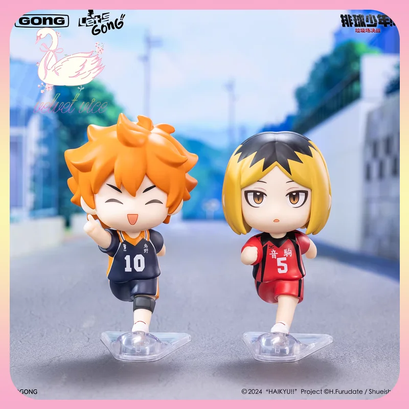 

Original Gong Let'S Gong Haikyuu!! The Dumpster Battle Figures Hinata Shoyo Anime Peripheral Collect Toy Ornament Girl Gift