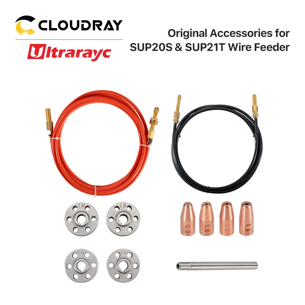 Ultrarayc Wire Feeder Acessórios Set, Tubo Alimentador De Fio, Bocal Guia, Roda, SUP20S e SUP21T