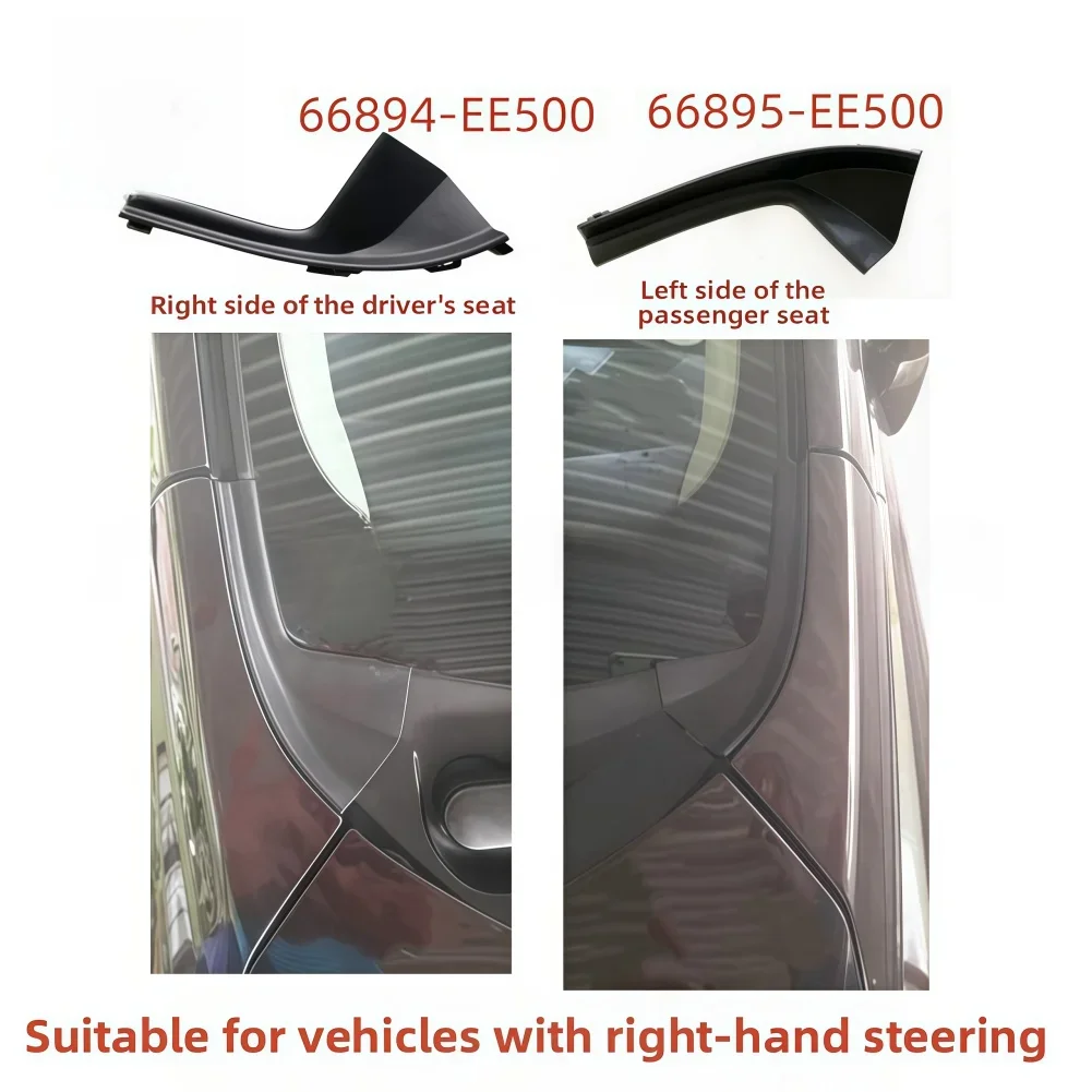 

For Venucia D50 R50 Wiper Side Trim Wiper Deflector For Windshield Wiper Area Windshield Cover Lightweight 25.5g Per Pair