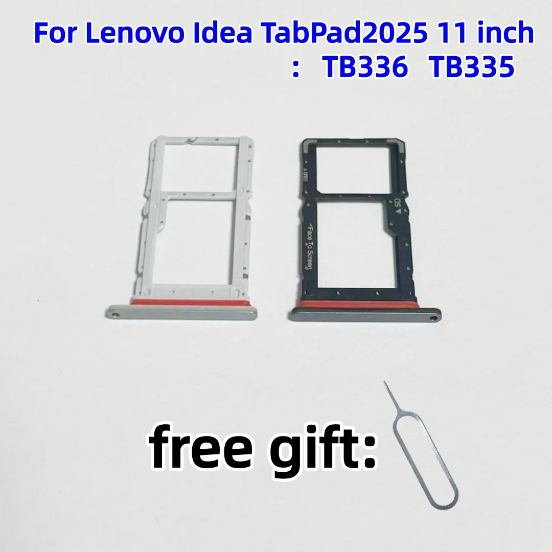 SD card SIM Card Tray chip slot card For Lenovo Idea Tab 2025 11inch TB335FU/ZC TB336FU Tablet drawer Holder chip adapter tray