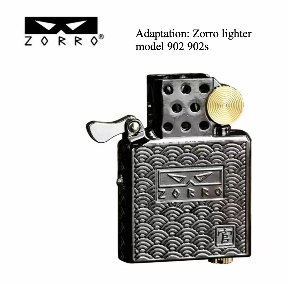 2026 Zorro brander & gas insert voor 902 902s 912 912s winddichte olietank 8 winddichte gaten upgrade scherpe vuurwiel insert