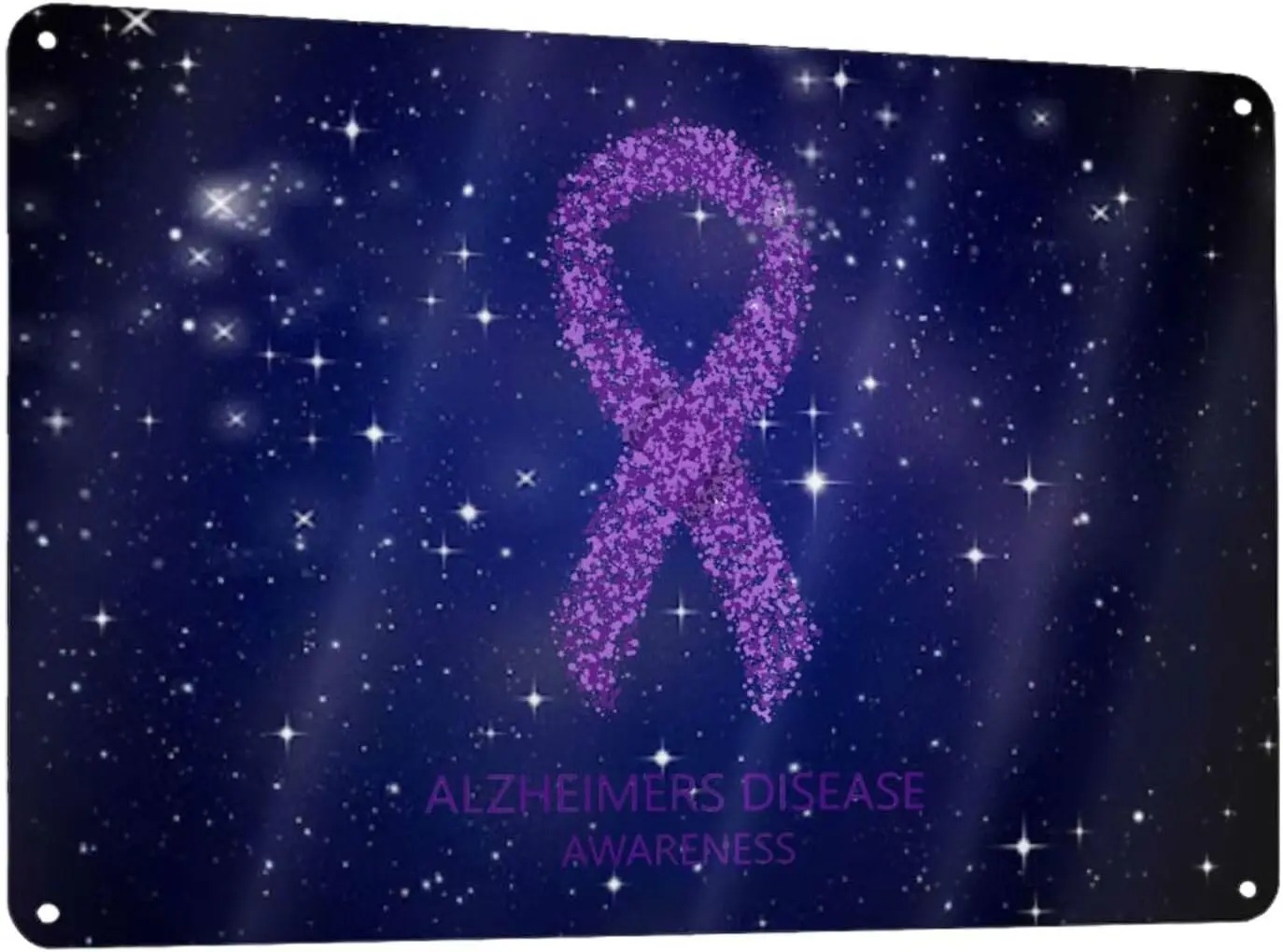 Alzheimers Awareness 12x8in Sign Metal Wall Art Poster Home Decor sign