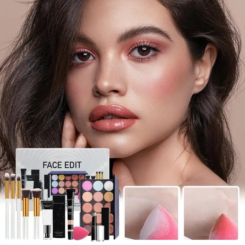 Make Up Kits Women Face Professional Makeup Kit Makeup Set Make Up Kit With Lip Gloss Eyeshadow Palette Brush For Women