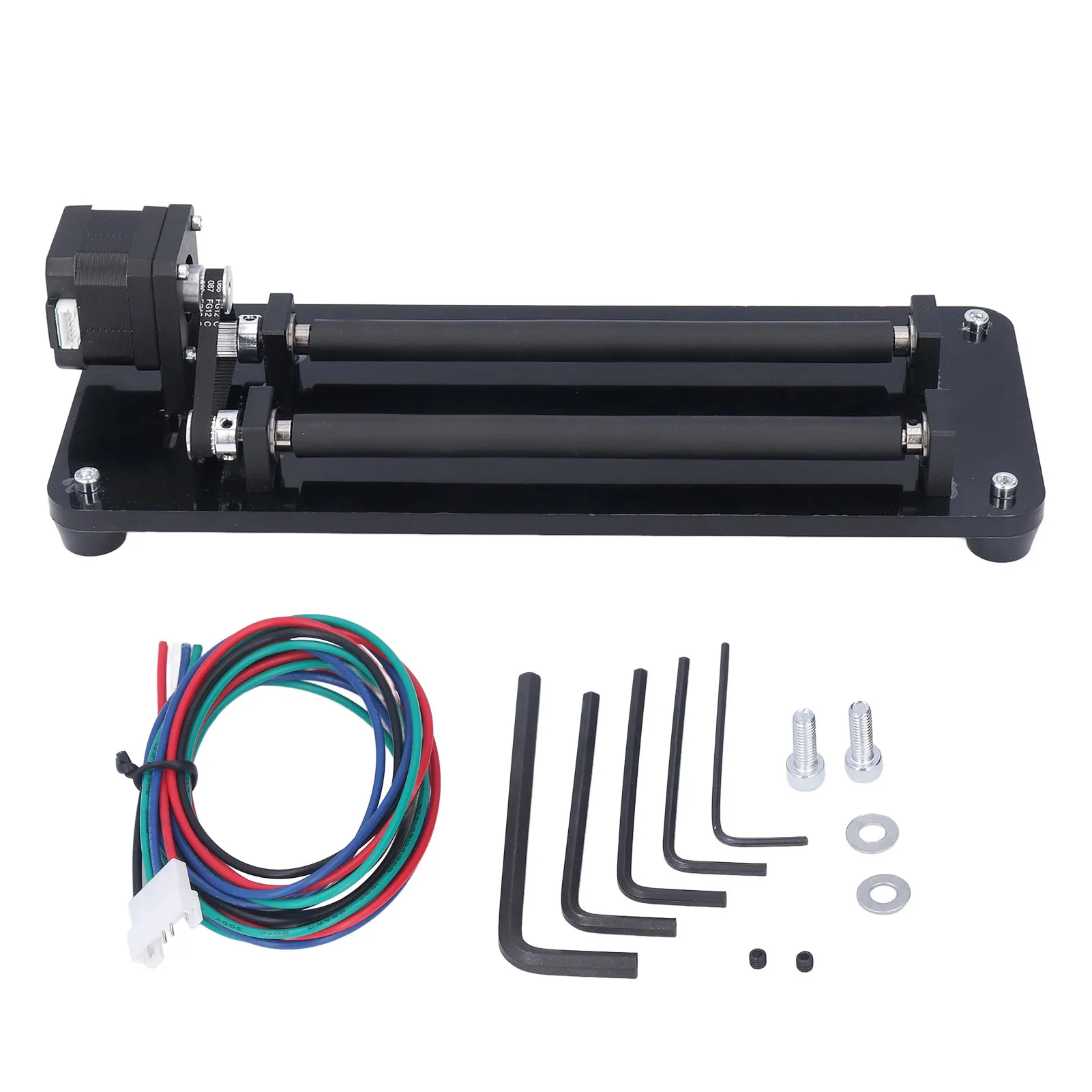 Laser Engraver Rotary Roller Roller 360 Degree Rotating 3 Level Adjustment for Engraving Machine Engraver Laser Engraver Roller
