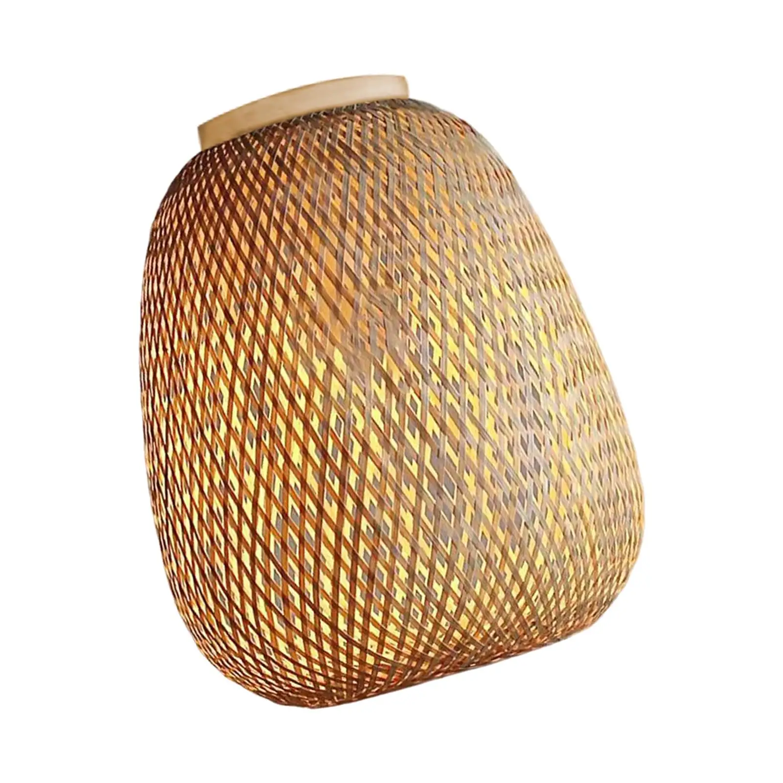 

Rattan Pendant Light, Ceiling Lighting Fixture, Hanging Light Bamboo Wicker Lamp Shade, for Living Room Dining Room Teahouse