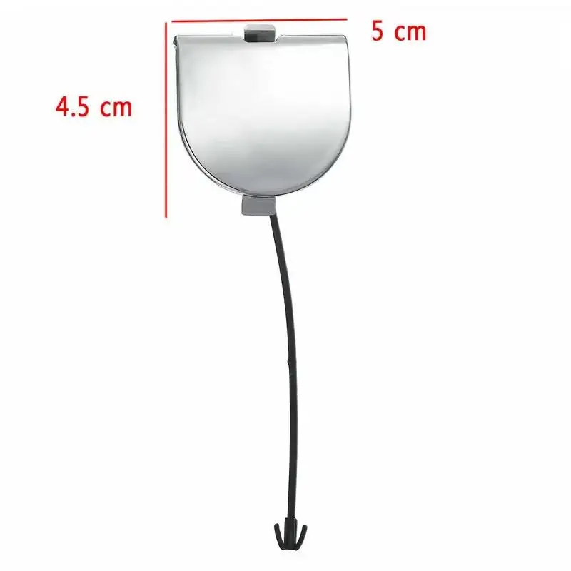 1 قطعة DIY اكسسوارات مانع صدمات خلفي للسيارة سحب هوك غطاء العين غطاء كروم لشركة فيات 500 500C 2007-2012