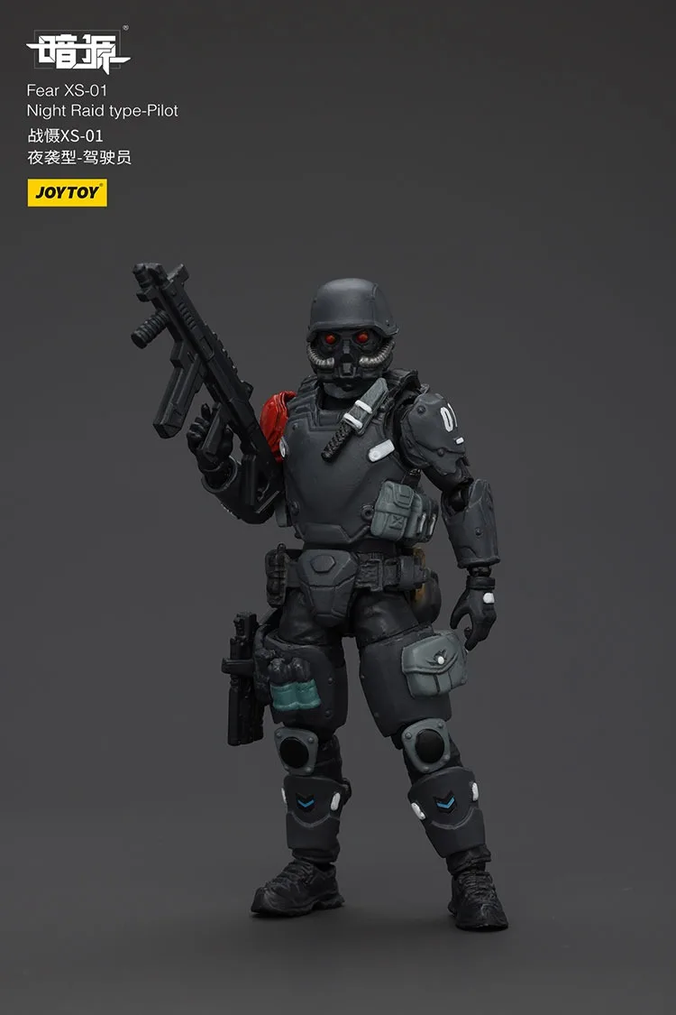 

JOYTOY XS-01 Dark Source Fear Night Raid Type-Pilot Action Figures Doll Decoration Gift Collection Original Model
