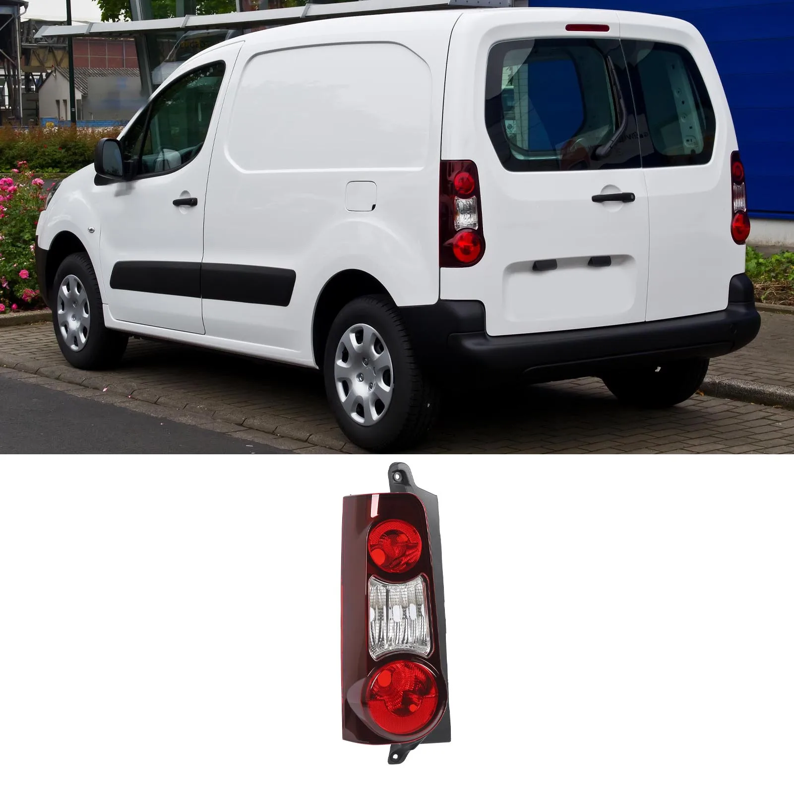 

Tail Light Brake Light Stable Heat Dissipation Rear Left Tail Lamp Anti Aging 9677205580 for Mk2 Van