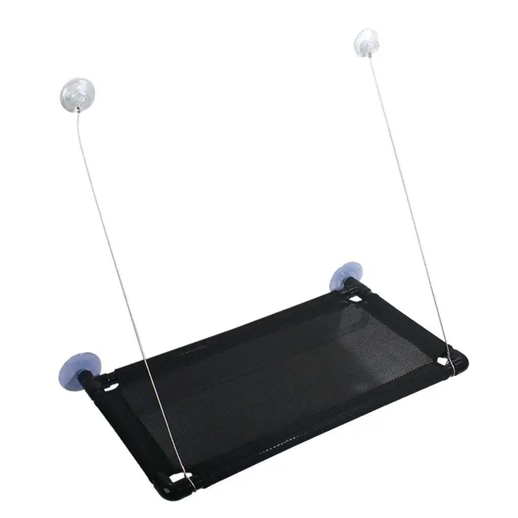 

Прочный гамак для кошек на окно с присосками, лежанка-сиденье из сетки