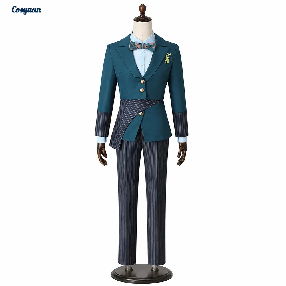 

2025 Movie Wicked Cosplay Elphaba Top Coat Vest Pants Clothes Party Disguise Roleplay Halloween Costume Carnival Outfits Suits