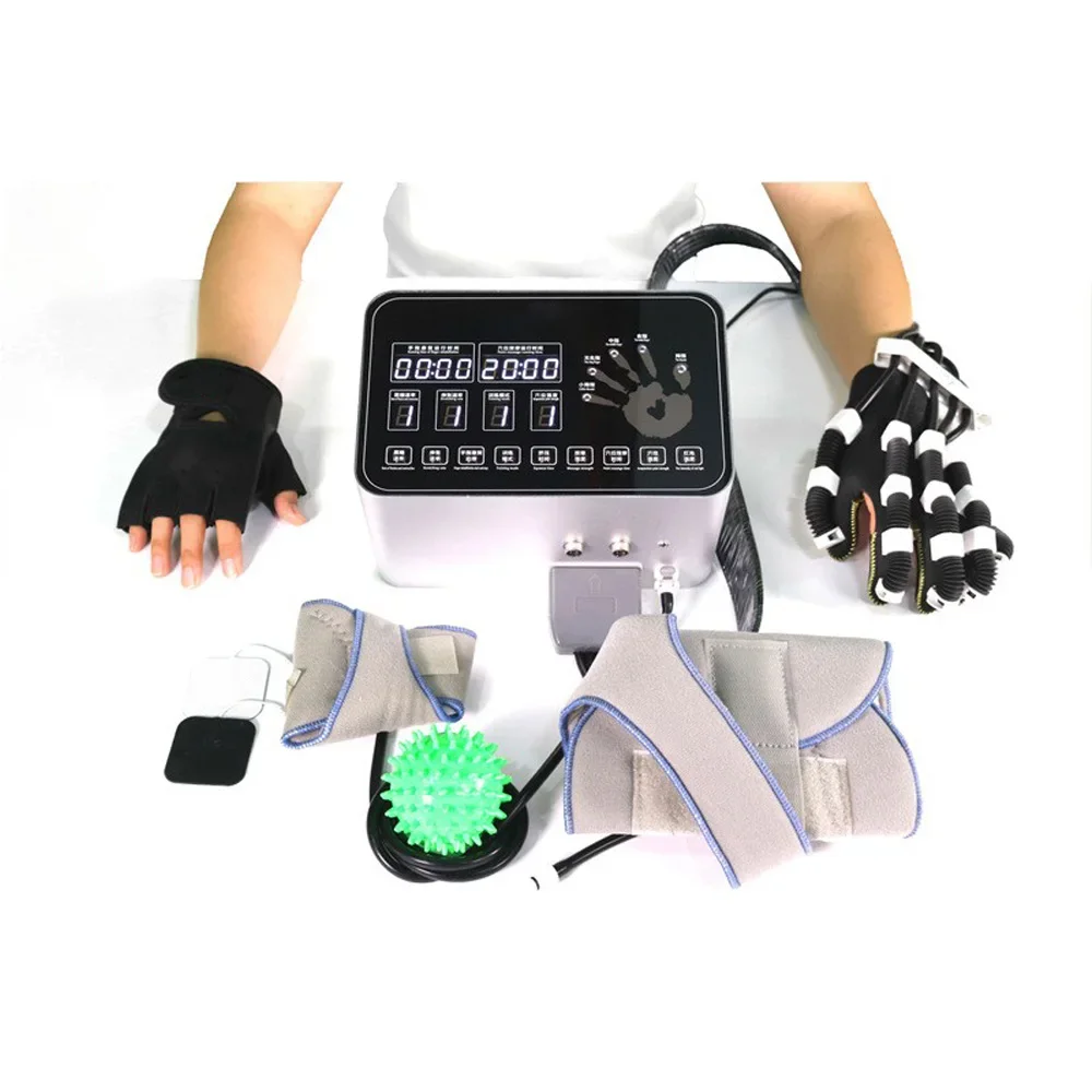 Multifunctional Hand Rehabilitation Trainer Soft  Corrector Protector Therapy Stroke Hemiplegia Finger Exercise Tool