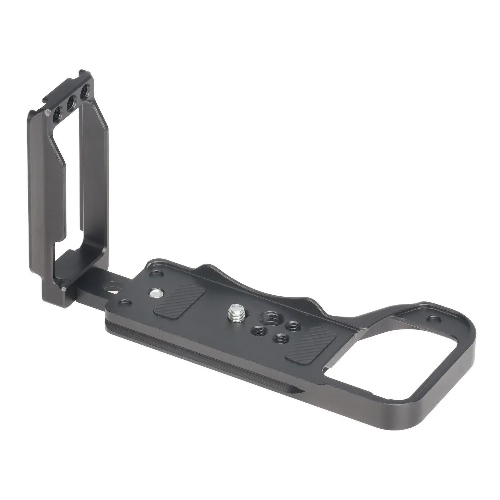 Piastra staffa a forma di L per fotocamera Sony A6700 piastra di base Shoot a sgancio rapido QR verticale 1/4 vite treppiede stabilizzatore verticale