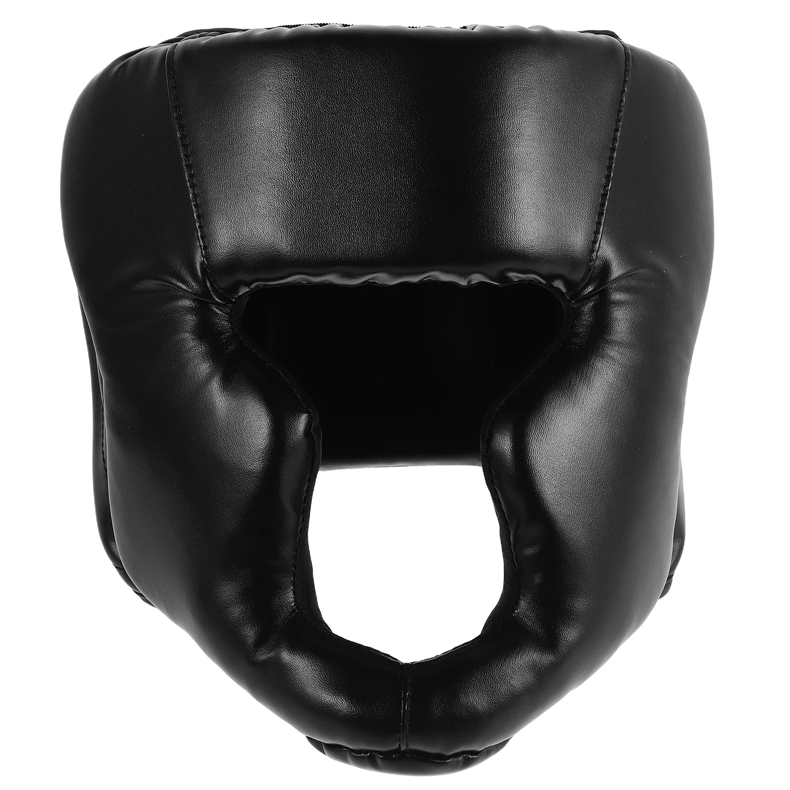 

1PC Sparring Boxing Face Guard Black Sponge Kickboxing Headgear for Martial Taekwondo Protection Gear Enhanced