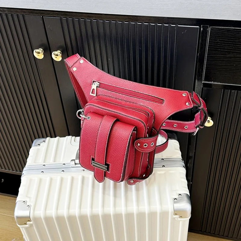 

Роскошная женская сумка через плечо из кожи премиум-класса с стильным повседневным элегантным видом в Париже ​