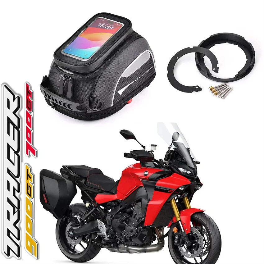 For YAMAHA Tracer900/GT 700 9/9GT MT-10 Motorbike Quick Release Fuel Tank Bag Magnetic Motorcycle Waterproof Bag Fuel Tank Bag