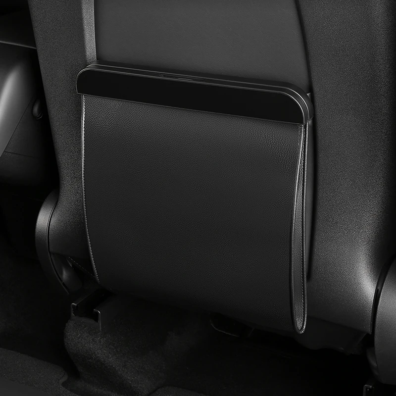 For Tesla Model 3 Y 2017 2018 2019 2020 2021 2022 2023 Car Garbage Bag Waterproof Magnetic Adsorption Trash Back Seat Hanging view 3