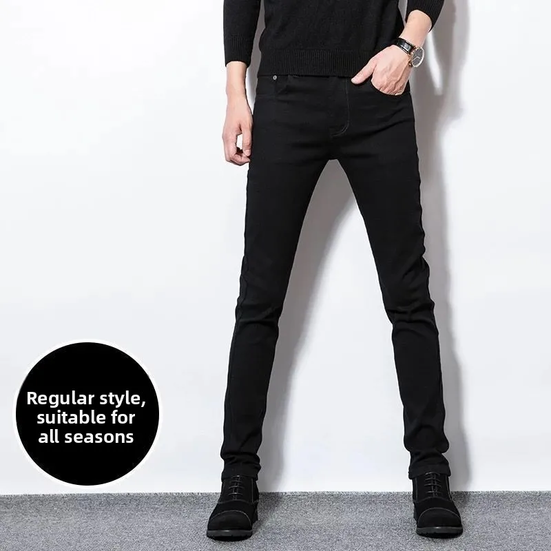 000 pure black jeans