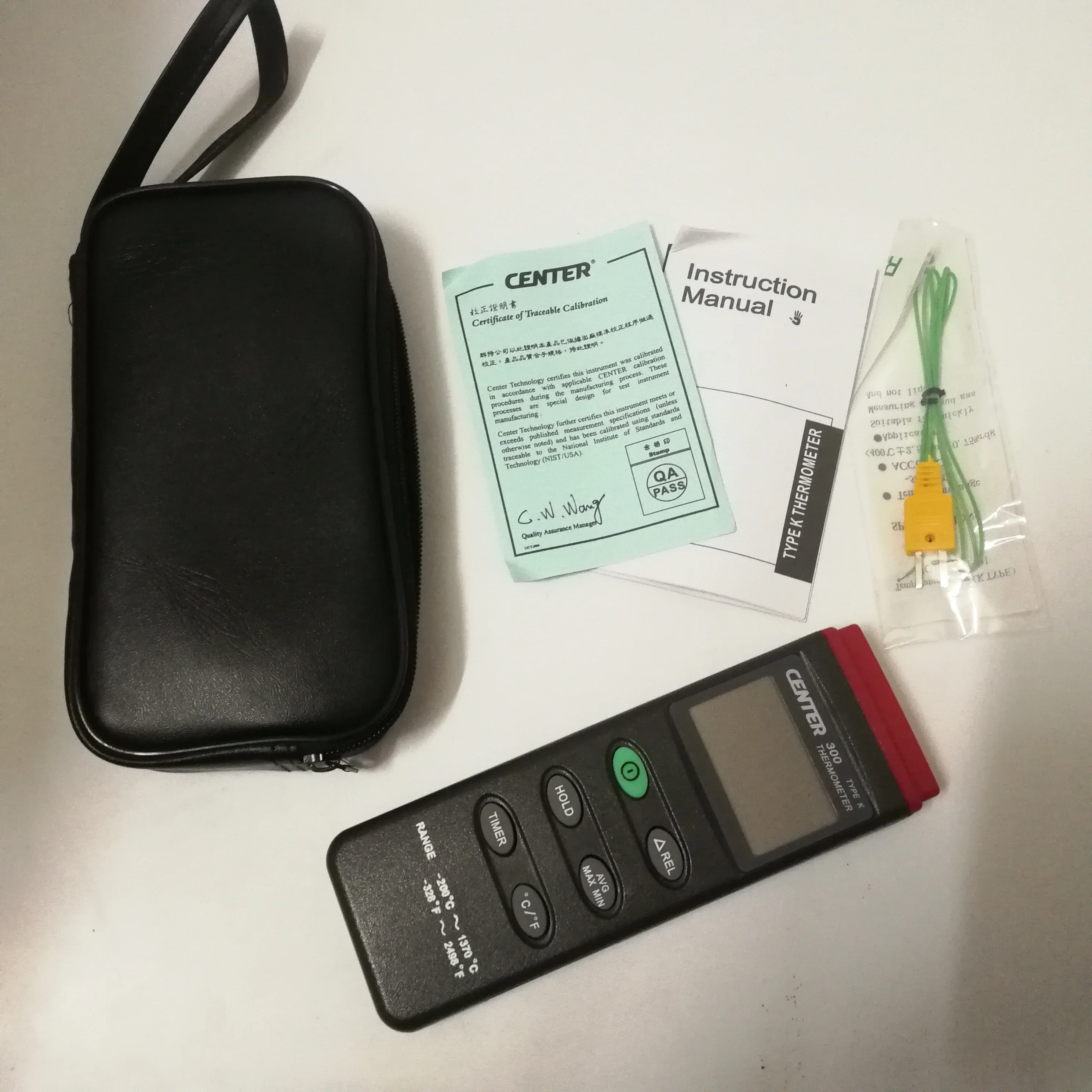 

CENTER300 Digital Thermometer CENTER-300 (K-type:-200-1370C)