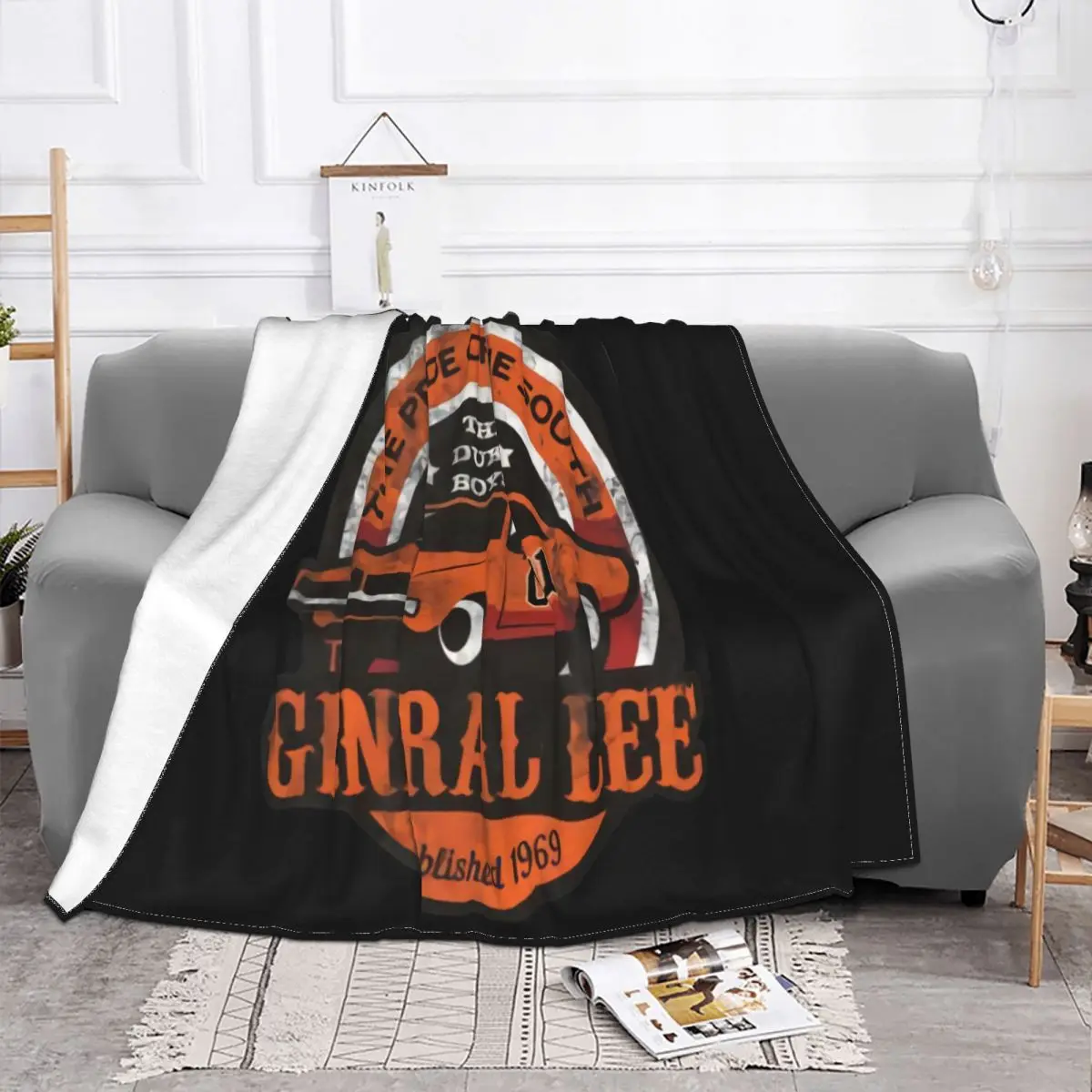 Men T- The General Lee Distressed T Women Normal Hot Sell Men Kawaii Better Boy Oversize Style Slogan Throw Blanket