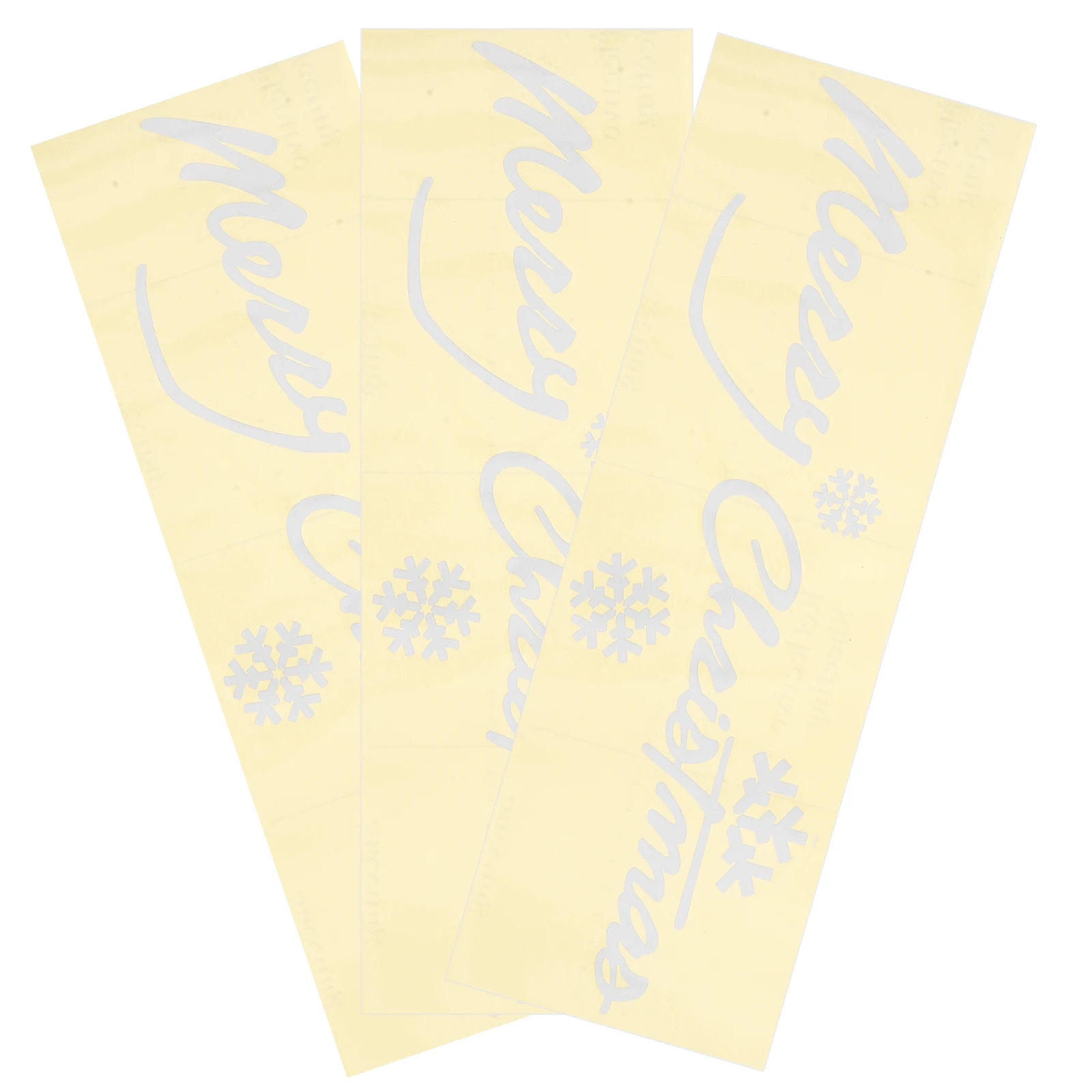 

3 Pcs Christmas Stickers Bumper for Cars Charm Funny Automotive Decals Pvc Vinyl