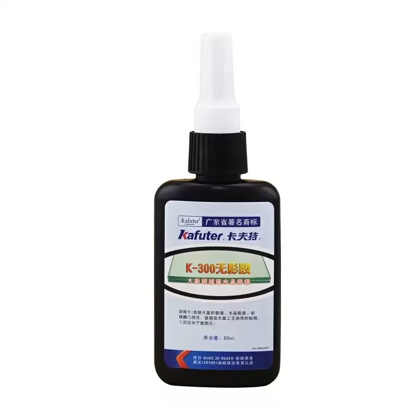 Kafuter K-300 K-302 K-303 K-306 UV Glass Adhesive for Crystal Bonding & Clear Fast Curing - Original Product