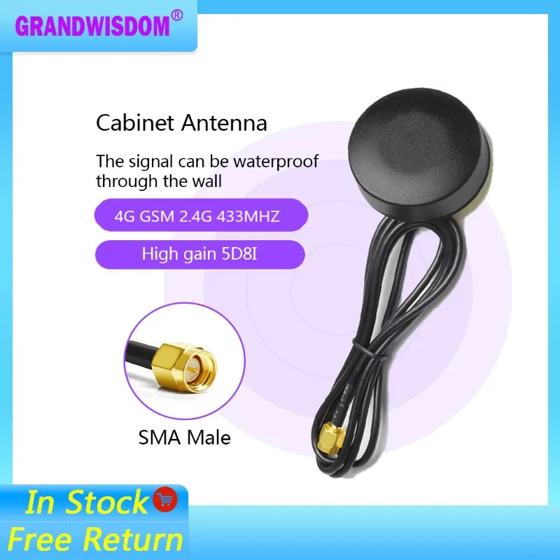 High Gain 4G GSM 433MHz 2.4GHz Outdoor Communications Antenna with 5dbi - Long Distance Connectivity  antenne extérieur booster