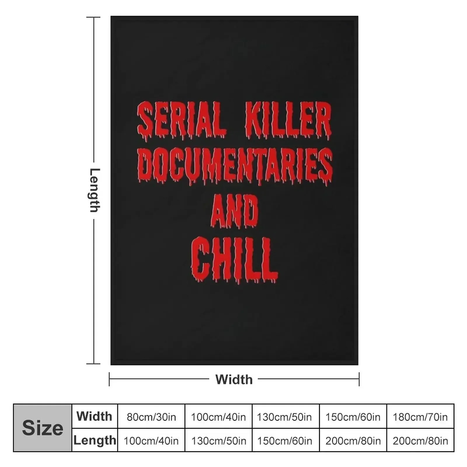 Serial Killer Documentaries And Chill Throw Blanket Beach christmas decoration Plaid Bed Fashionable Travel Blankets