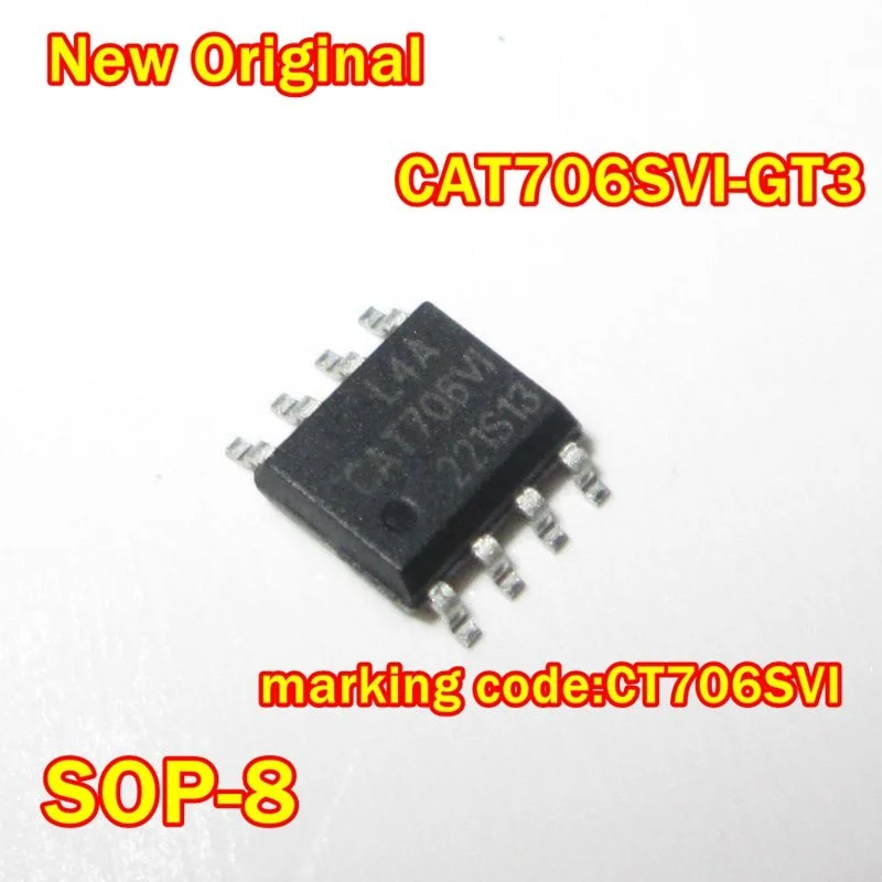 

1Pcs to 100Pcs Cat706Svi Cat706Svi-Gt3 Sop-8 Marking Code:Ct706Vi New Original Μp Supervisory Circuits
