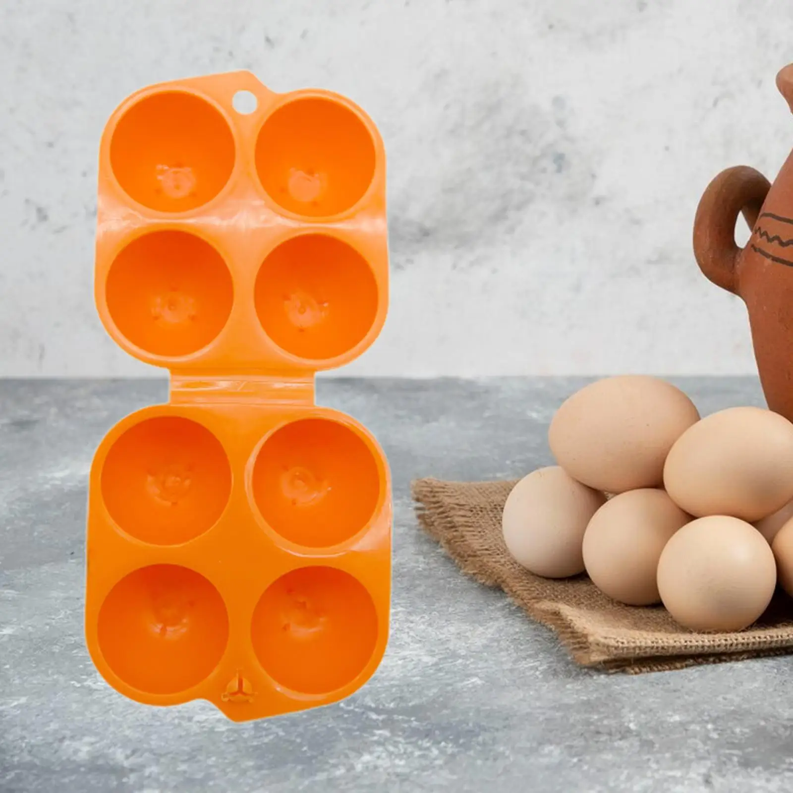 

Portable Egg Storage Box Egg Container for Outdoor Camping Grill Backpacking