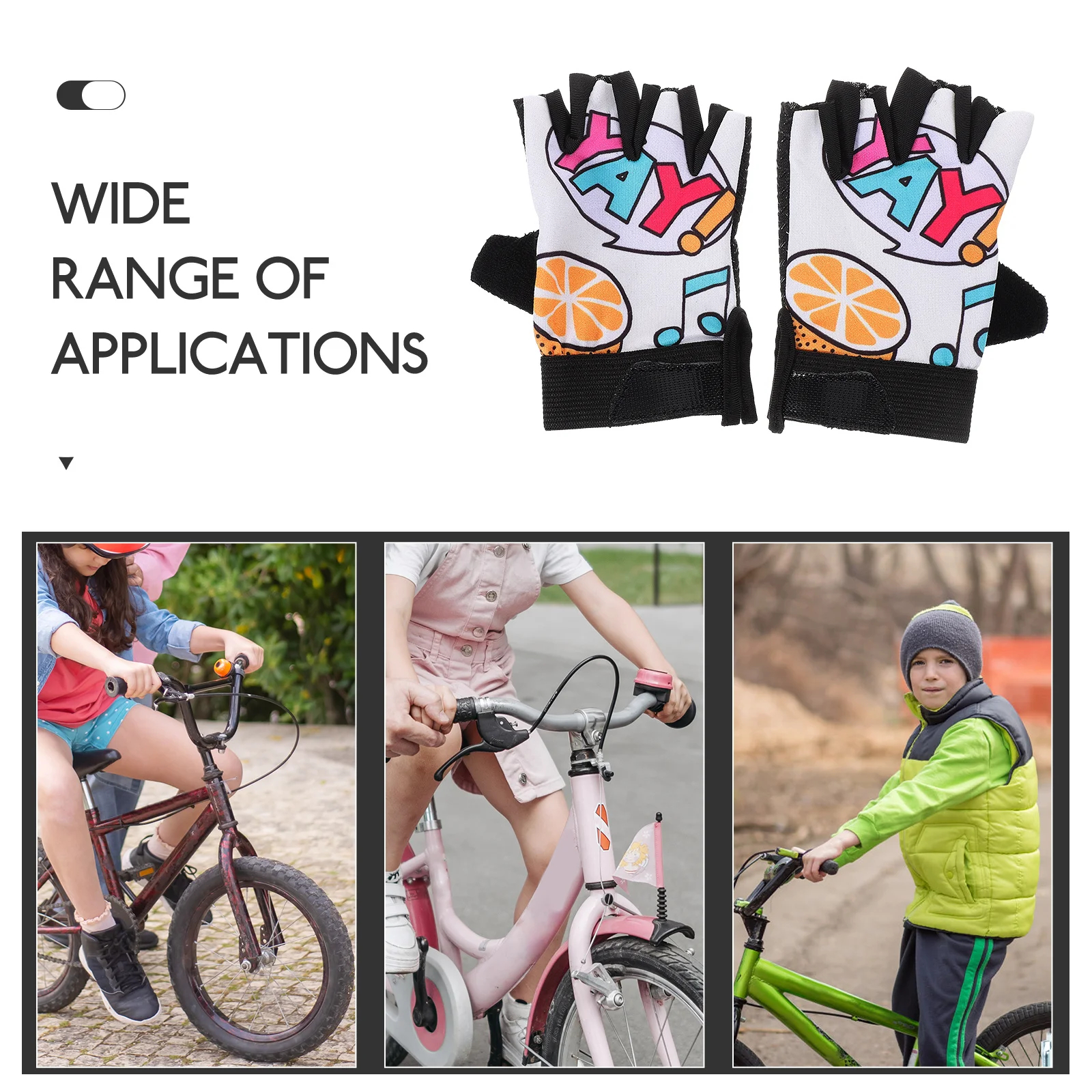 1 пара спортивных перчаток для верховой езды с половиной пальца, уличные велосипедные амортизирующие дышащие противоскользящие велосипедные перчатки, спортивные аксессуары