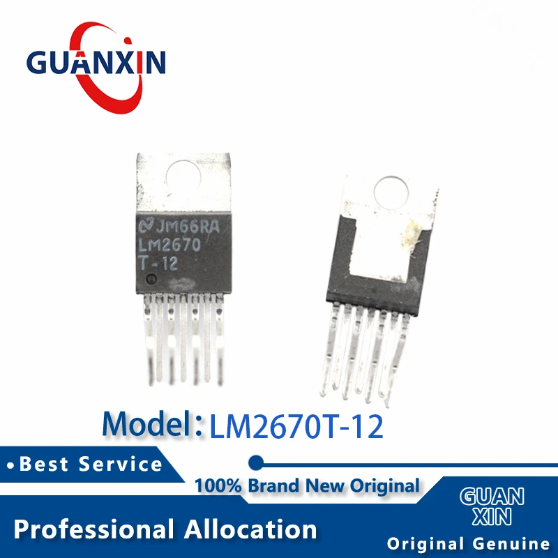 

100% New electronics Marking LM2670T-12 TO-220-7 LM2670