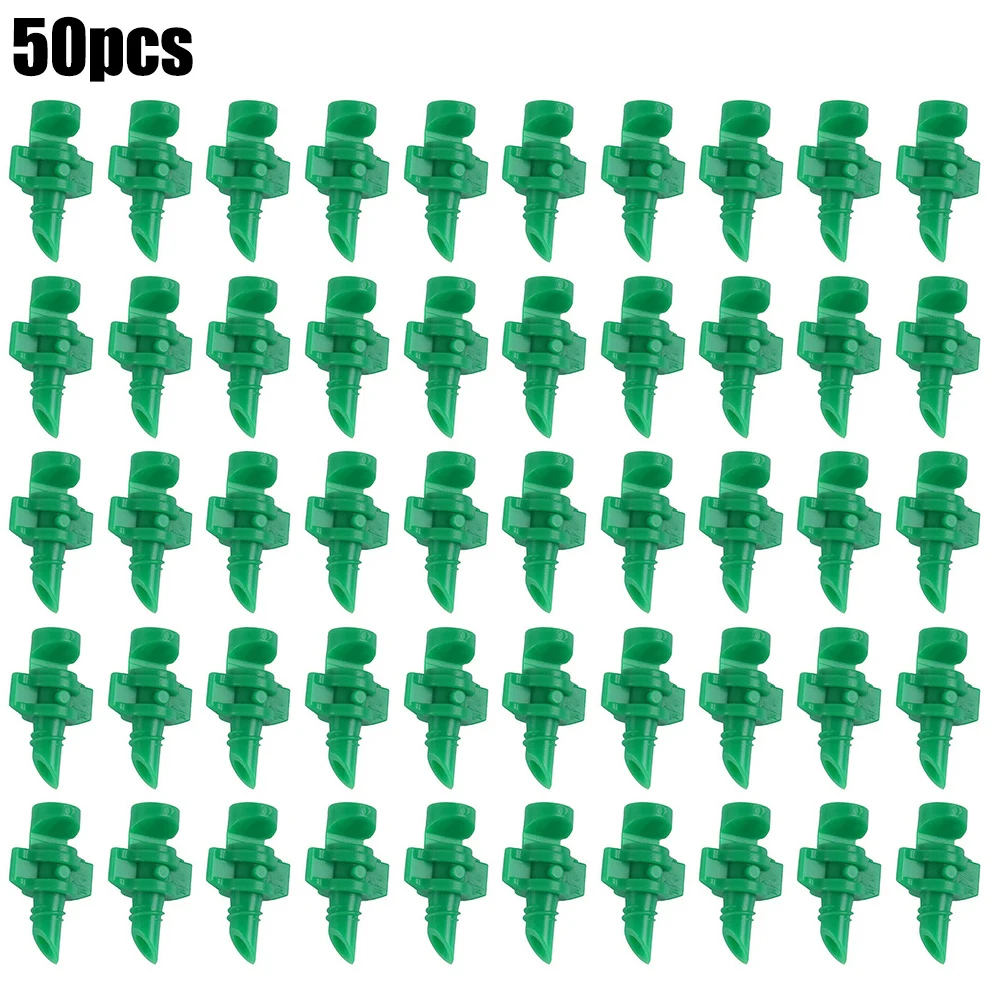 50 szt. Zraszacze Mikrowystry natryskowe Zraszacze do trawnika ogrodowego 90° 180° 360°Dysza rozpylająca do podlewania zraszaczy nawadniania