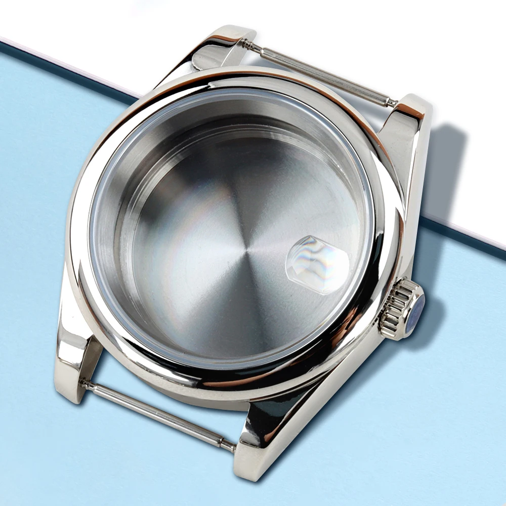 

36mm/39mm NH35 Watch Case Sapphire Glass Waterproof Solid 316L Stainless Steel for Datejust NH35 NH36 Movement 28.5mm Dial