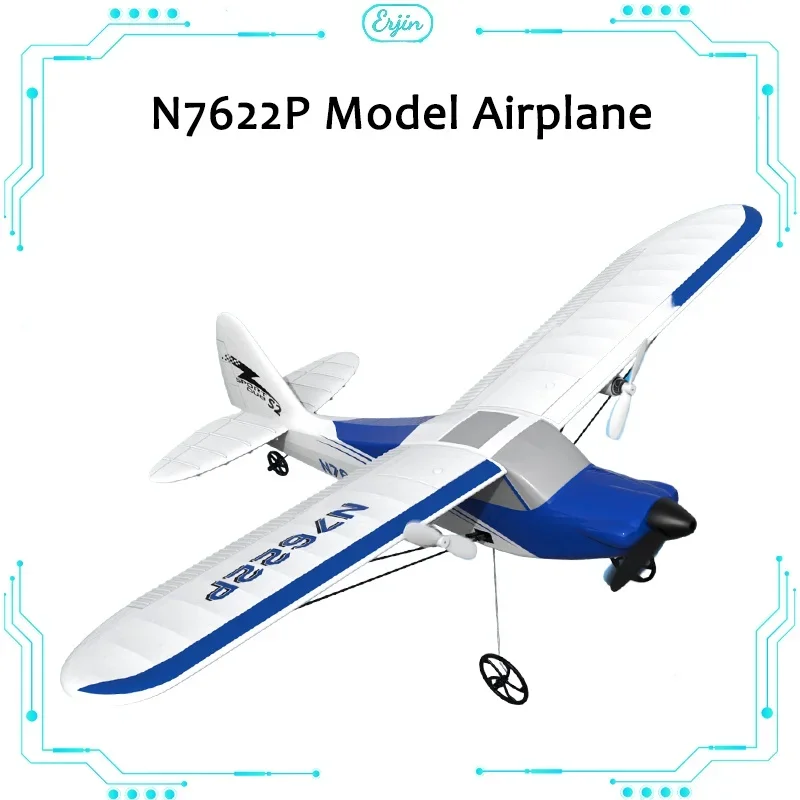 Orlando Remote Control Aircraft Two Channel Fixed Wing Trainer Aircraft Model Remote Control Foam Aircraft Fall Resistant 