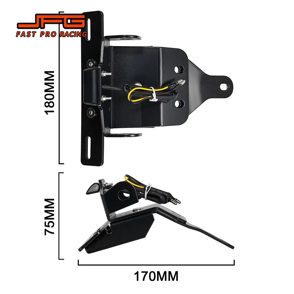 Motorcycle Accessories License Plate Holder For CFMOTO 450NK 450SR 450SS 250SRS 300SR 450SRS CF300-5US 300SS 2025 Dirt Pit Bike