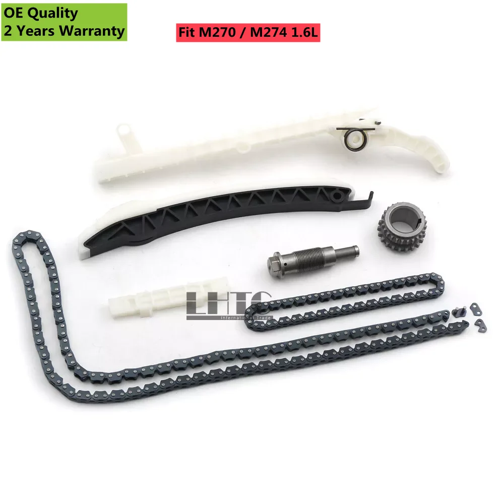 

High OEM Quality Set of 7pcs Timing Chain Tensioner Kit For Mercedes-Benz M270 M274 W205 W212 X204 X253 1.6L 2.0L Turbo