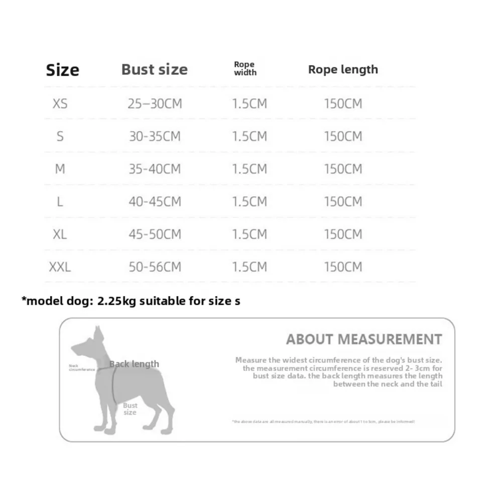 Small Dog Harness and Leash Set, Four-Point Adjustable Soft Mesh Dog Vest Harness and Quickly Release Buckle 5Ft Nylon Dog Leash view 6