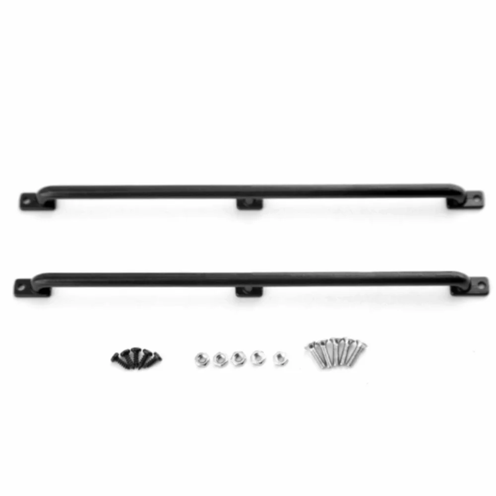 3 pairs Iron RC Car Body Shell Handrail Black Sturdy Metal Body Shell Handrail Durable for For AXIAL、For HSP、For HPI