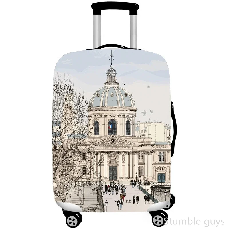 

Прочный эластичный чехол для багажа, защитный пылезащитный чехол для чемодана, прочный, для деловых и отдыхающих поездок, подходит для чемоданов 18-32 дюймов