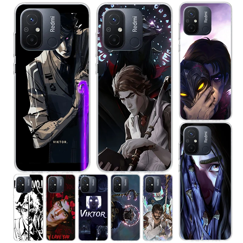 Arcane V-Viktor Anime Cover For Xiaomi Redmi 14C 13 13C 12 12C 10 10C 9 9C 9T 9A Phone Case 10A 8A 8 7A 7 6A 6 Pro K70 K60 K40 1