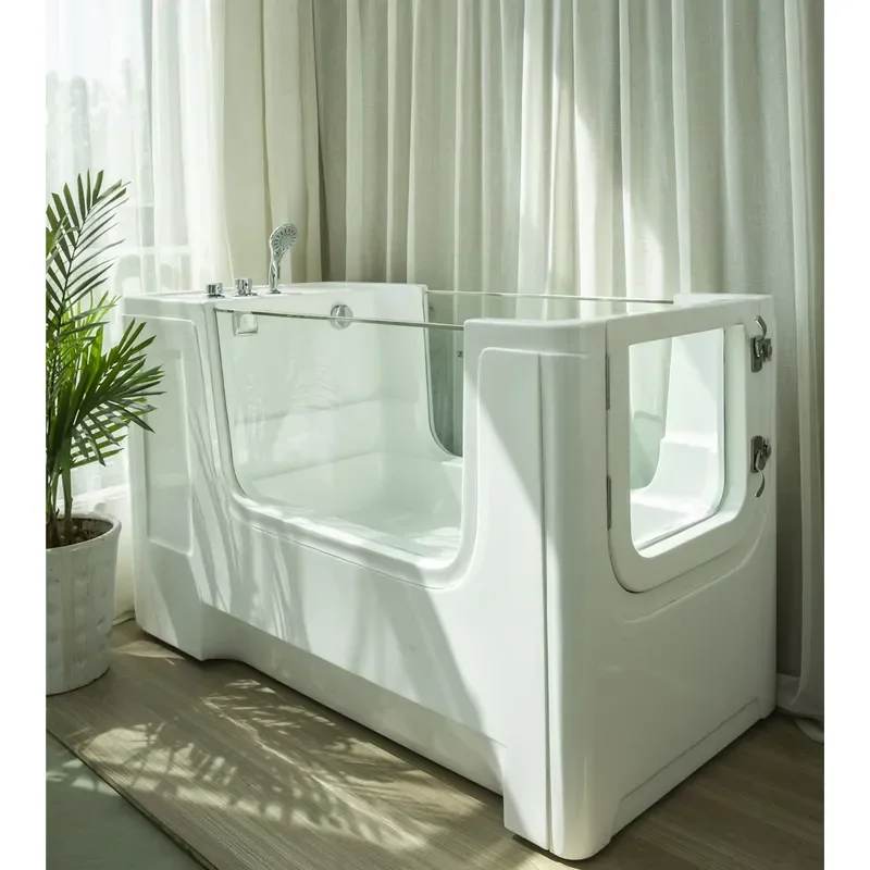 Acrylic Dog Tub and Hydrotherapy Equipment for Multi-Function Massage Bath Use in Dog Bathroom