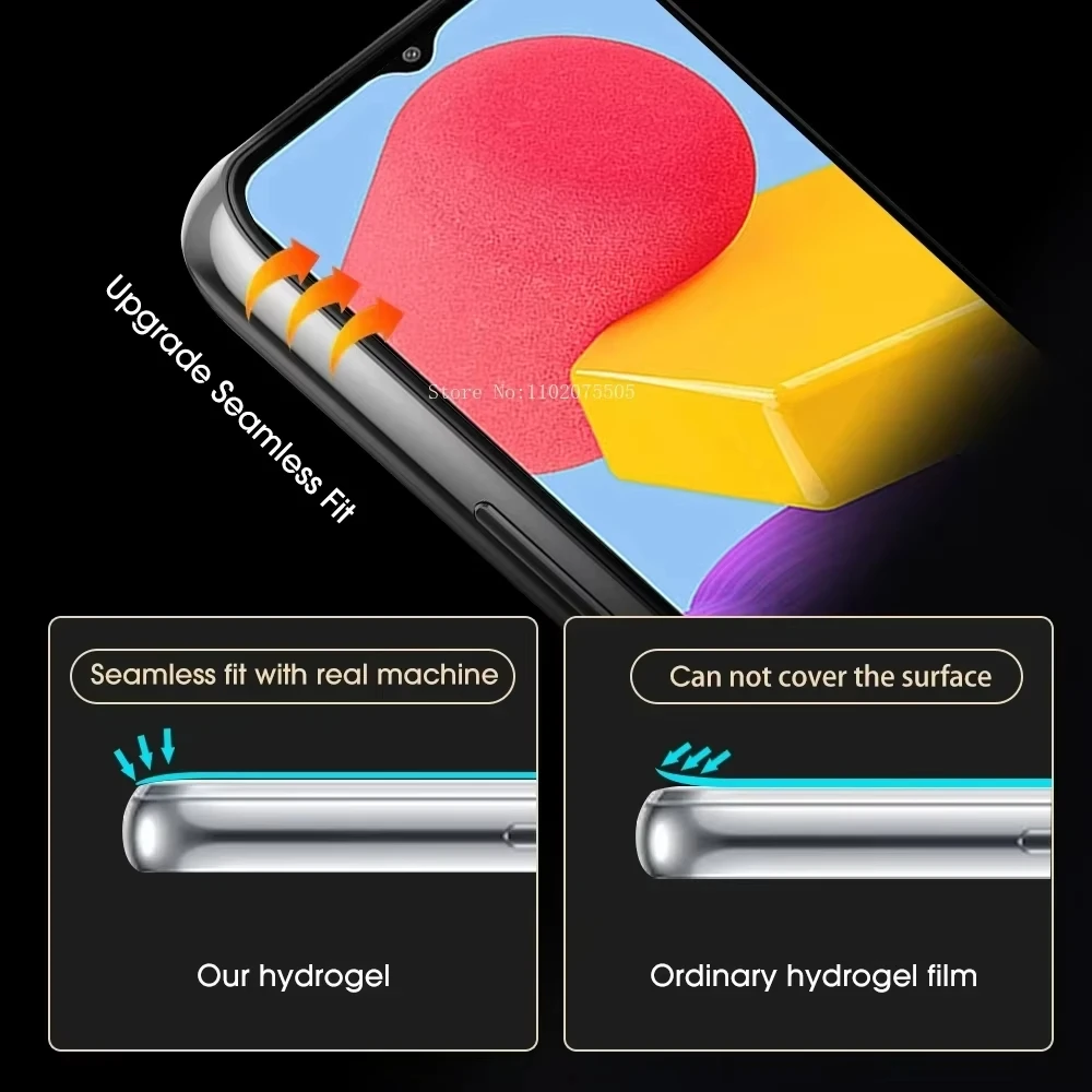 4 Stück Hydrogel-Folie Vollabdeckung für Samsung Galaxy S25 S26 Ultra S24 S23 Plus S21 S22 S20 A55 A56 A57 A36 5G A37 A16 A17 A26 A34 – Detail 5