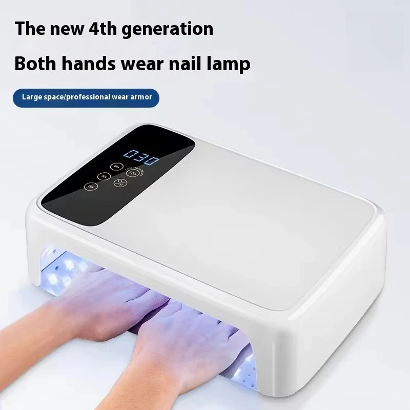 178W Quick-Drying UV LED Nail Lamp – Two-Handed Phototherapy Lamp with Large Space & Hand Pillow - view 5