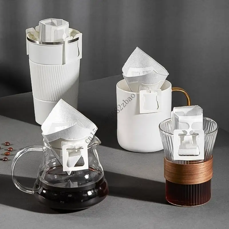 

H7EA 25/50PCS Портативный кофейный фильтр одноразовый кофейный фильтр.