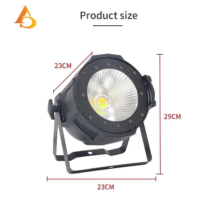 Imagem -04 - Alumínio Dmx Beam Wash Strobe Effect Stage Lighting Led Par Cob Light Branco Fresco e Branco Quente 200w Pcs Lotes