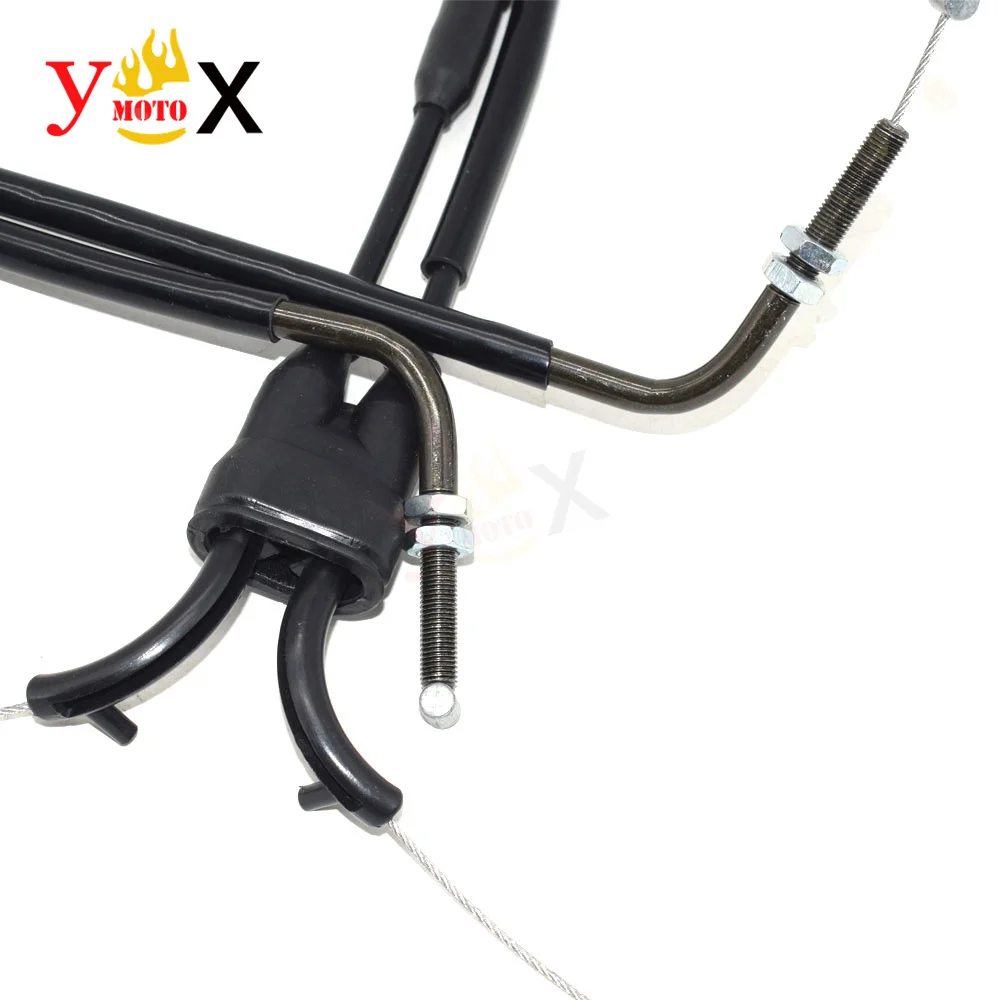 Daytona675 06-12 Motorcycle Accelerator Push/Pull Throttle Cable Wire Lines For Triumph Daytona 675/675R 2006-2012