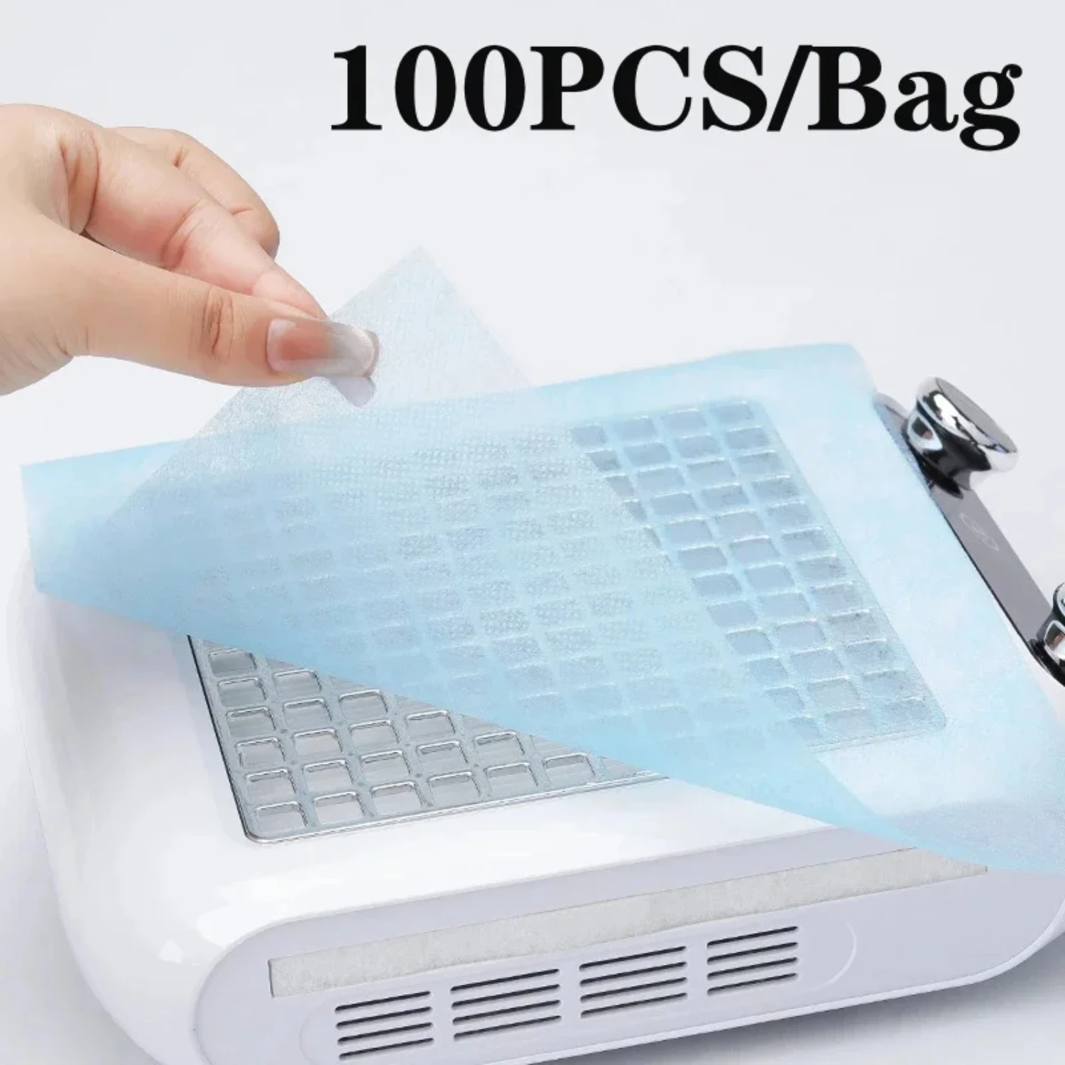 

500pcs Nail Art Dust Collector Filter Paper Manicure Machine Accessories Dustproof Replace Nail Art Vacuum Cleaner Filter Paper