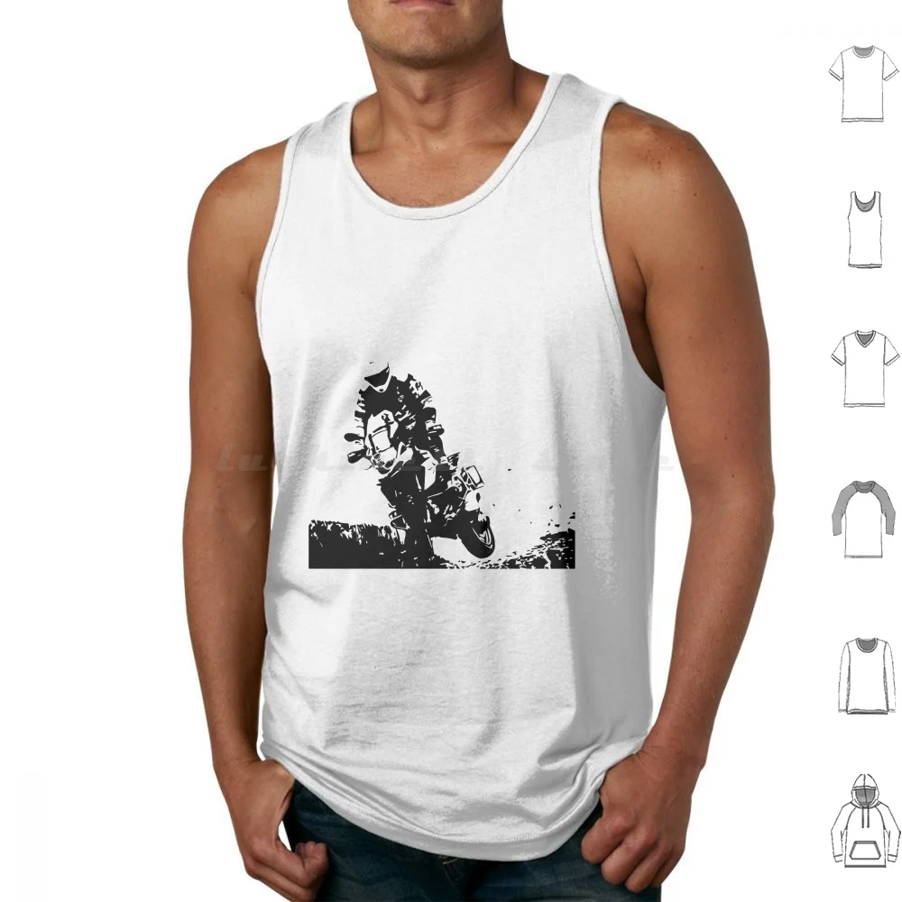 R1200gs Adventure Tank Tops Print Cotton Motorcycle Motorbike Moto Bikelife Africatwin Adventure Makelifearide Soulfuel